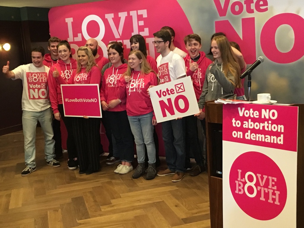 LoveBothVoteNO campaign anti-abortion